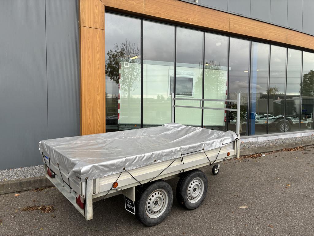 Delje Plateauwagen Tandemas 250x150cm 750kg ongeremd